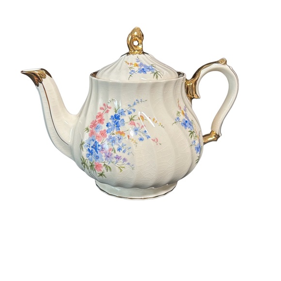 sadler England Kitchen Vintage Sadler England Teapot Floral Flowers